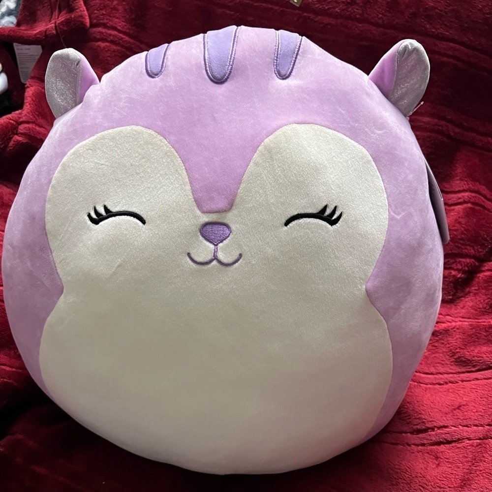 SYDNEE Large Purple Squirrel Squishmallow